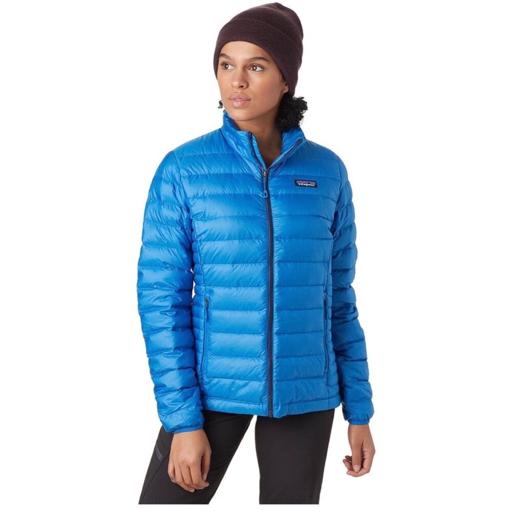 Patagonia Women's Blue Lightweight Down Puffer Jacket